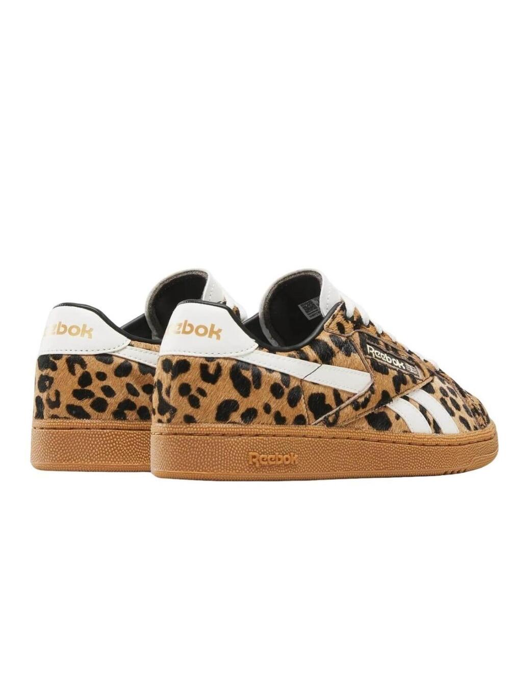 90$ Reebok Club C Grounds Uk Features Sneakers Women's Size 6 US / 36 EU Brown - Picture 5 of 5